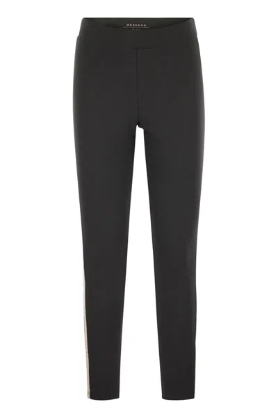 Max Mara Weekend  Basilio - Technical Jersey Leggings In Gray