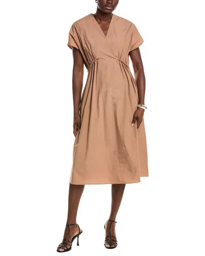 Max Mara Weekend  Blasone Midi Dress In Neutral