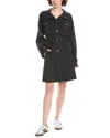 Max Mara Weekend  Brioso Woool-blend Mini Dress In Blue