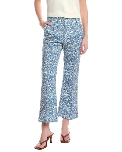 Max Mara Weekend  Cadmio Printed Pant In Blue