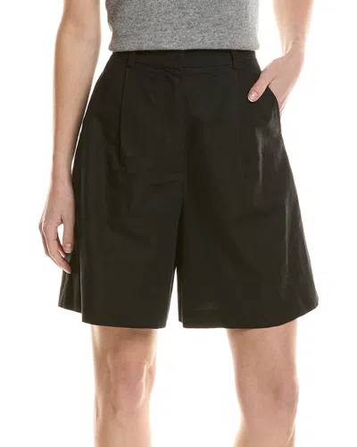 Max Mara Weekend  Ecuba Linen-blend Short In Black