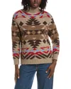 Max Mara Weekend  Eritrea Wool & Alpaca-blend Sweater In Brown