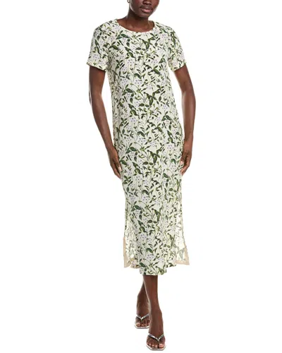 Max Mara Weekend  Giudy Silk Midi Dress In Green