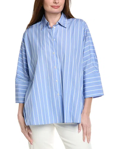 Max Mara Weekend  Hudson Stripe Shirt In Blue
