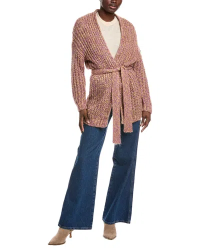 Max Mara Weekend  Josef Mohair-blend Cardigan In Pink