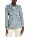 Max Mara Weekend  Katanga Corduroy Jacket In Blue