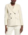 Max Mara Ettore Double-breasted Blazer In Neutral
