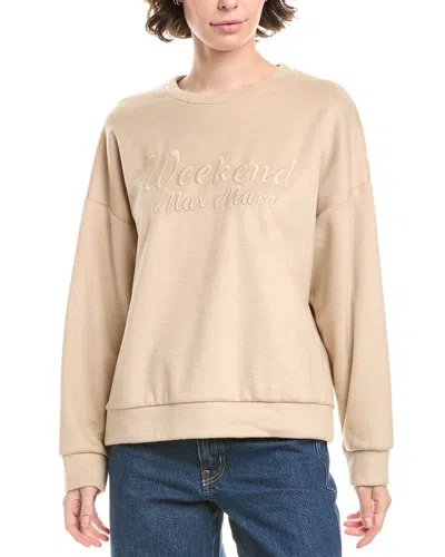 Max Mara Weekend  Laghi Wool-blend Sweater In Neutral