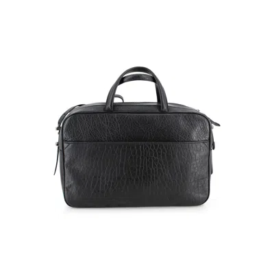 Max Mara Weekend  Large Nappa Leather Satchel In Black
