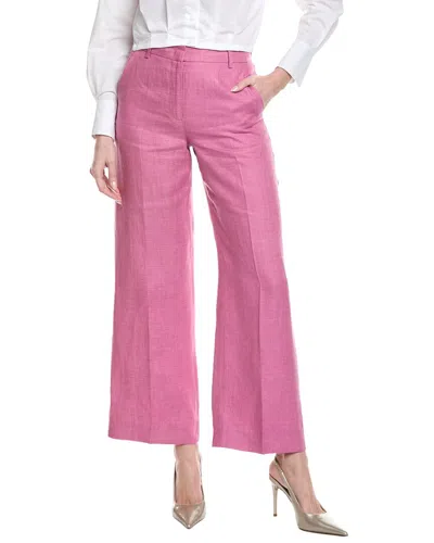 Max Mara Weekend  Malizia Linen Pant In Pink