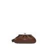 Max Mara Large Leather Pasticcino Bag In Brown