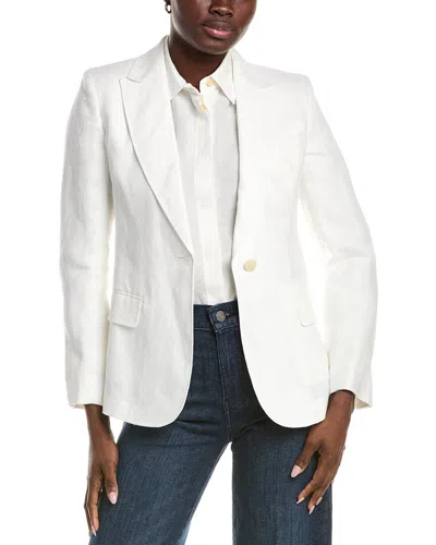 Max Mara Weekend  Nalut Linen Blazer In White