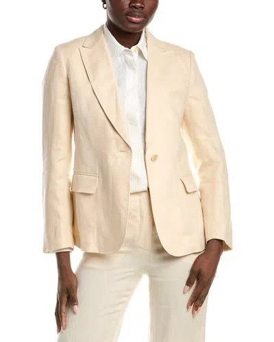 Max Mara Weekend  Nalut Linen Blazer In Yellow
