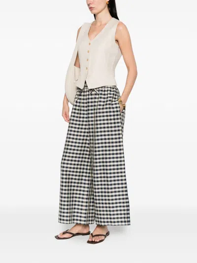 MAX MARA WEEKEND MAX MARA PACE RAW LINEN VEST