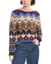Max Mara Weekend  Paride Alpaca & Wool-blend Sweater In Brown