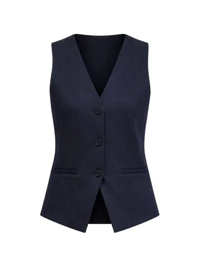 Max Mara Weekend  Poggio Marino Vest In Blue