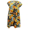 Max Mara Weekend  Printed Mini Dress In Multicolor Cotton In Multi