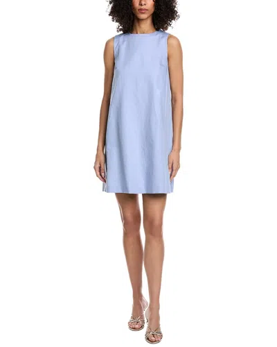 Max Mara Weekend  Racer Linen-blend Shift Dress In Brown