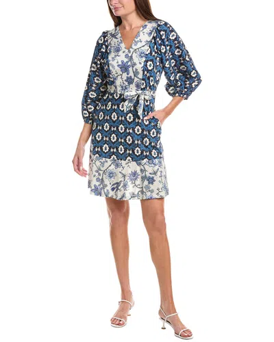 Max Mara Weekend  Virgola Jersey Mini Dress In Blue