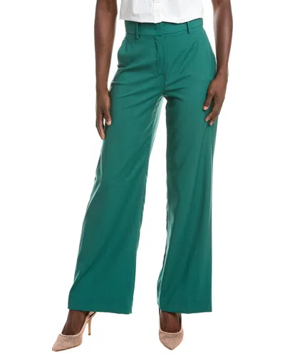 Max Mara Weekend  Visivo Wool Long Trouser In Green