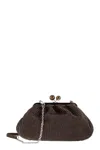 Max Mara Medium Raffia-effect Pasticcino Bag In Brown