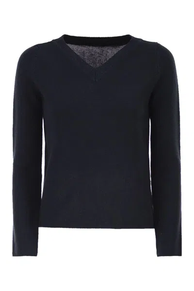 Max Mara Weekend  Wkdago - Boxy Cotton Jumper In Black