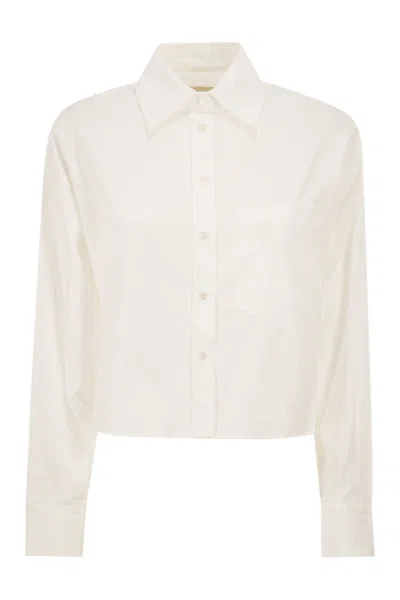 Max Mara Weekend  Wkdeden - Cotton Oxford Shirt In White