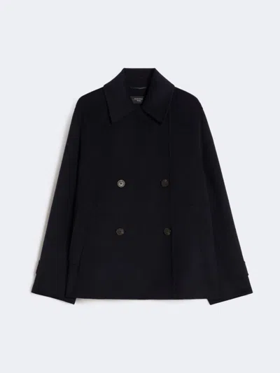 Max Mara Weekend  Wkdfantino Short Coat Navy In Black