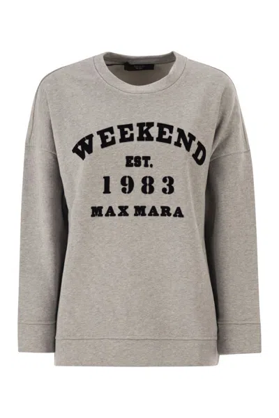 Max Mara Weekend  Wkdgommoso - Cotton Crew Neck Sweatshirt