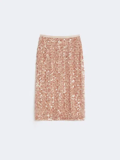 Max Mara Weekend  Wkdocchio Skirt Beige In Multi