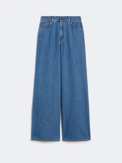 Max Mara Weekend  Wkdvega - Wide-leg Denim Jeans In Blue