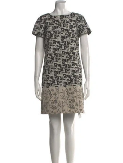 Pre-owned Max Mara Weekend  X Newlife Mini Dress In Black