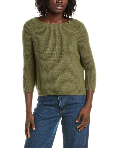 Max Mara Weekend  Xeno Mohair-blend Sweater In Green