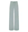 Max Mara Weekend Medina Anice Wide Leg Jeans In Light Blue