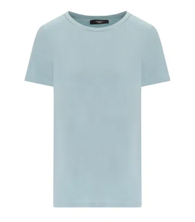 Max Mara Weekend Multib Anice T Shirt In Light Blue