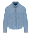 Max Mara Musette Shirt In Navy Light In Blue