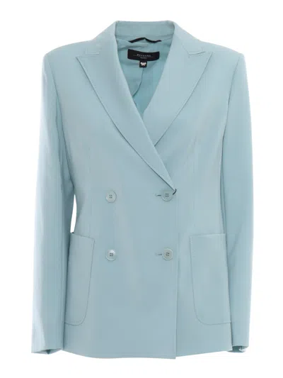 Max Mara Weekend Nervoso Jacket In Blue