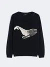 Max Mara Cotton Cordonnet Sweater In Multi