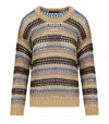 Max Mara Weekend Onirica Beige Pullover In Multi