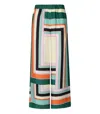 Max Mara Ottavo Multicolored Trouser In White