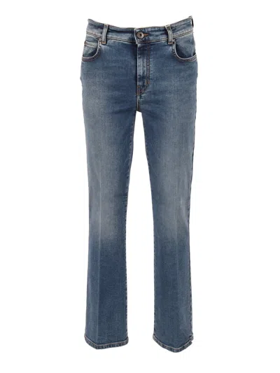Max Mara Weekend Pantalone In Denim Rapallo In Blue