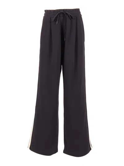 Max Mara Weekend Pantalone In Jersey Perdoni In Blue