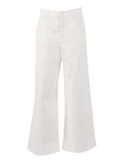 Max Mara Weekend Pantalone Lungo Medina In White