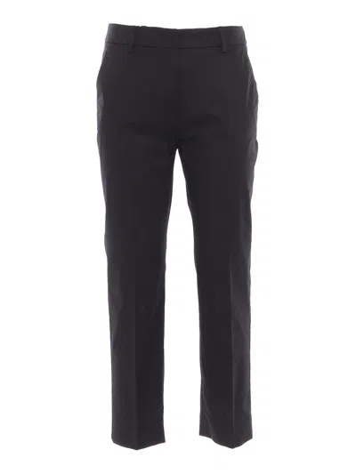 Max Mara Weekend Pantaloni Neri Cecco In Black