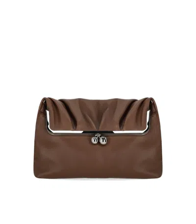 Max Mara Weekend Pasticcino Slalom Brown Bag