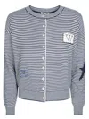Max Mara Weekend Patch Cardigan In Blu