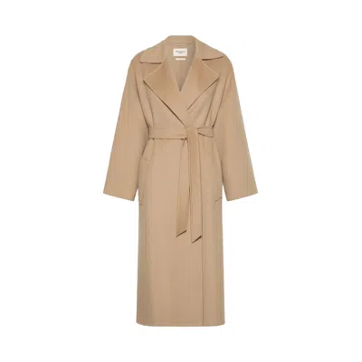 Max Mara Weekend Weekend Operoso Wool Coat In Neutral