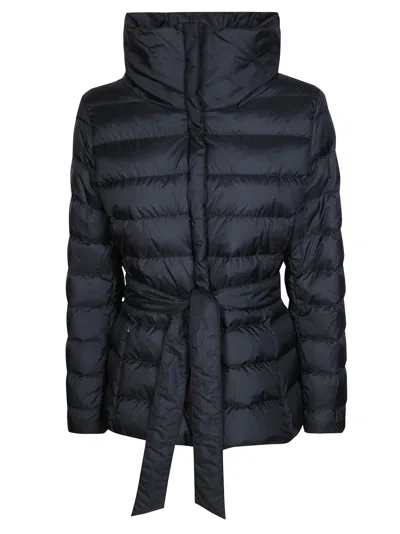 Max Mara Weekend Quilted Puffer Belt In Nero