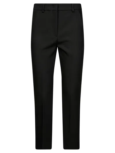 Max Mara Weekend Rana Pantalone Sigaretta Bistretch In Black