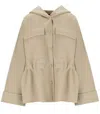 Max Mara Hooded Wool Parka